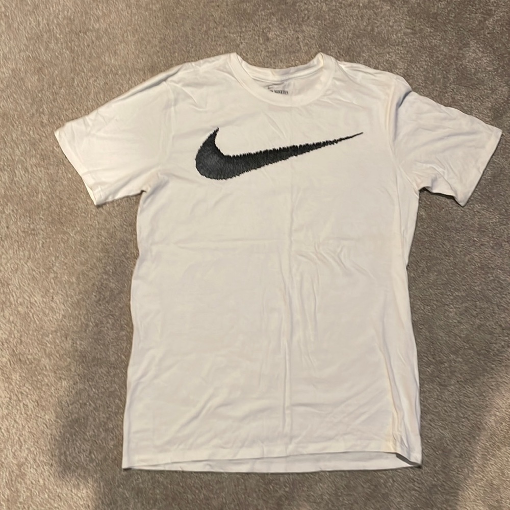 White NIKE Mens T-Shirt